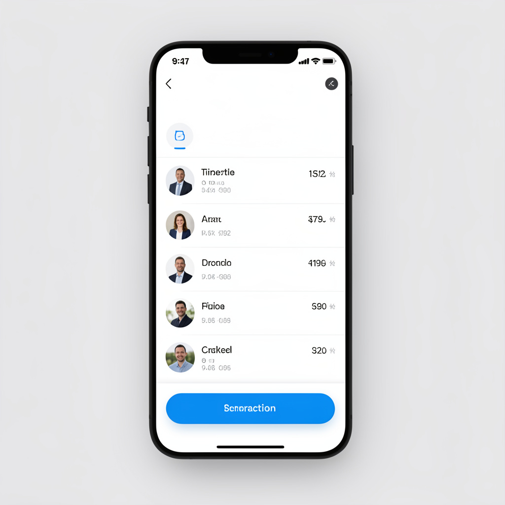 FinTech mobile banking app interface design